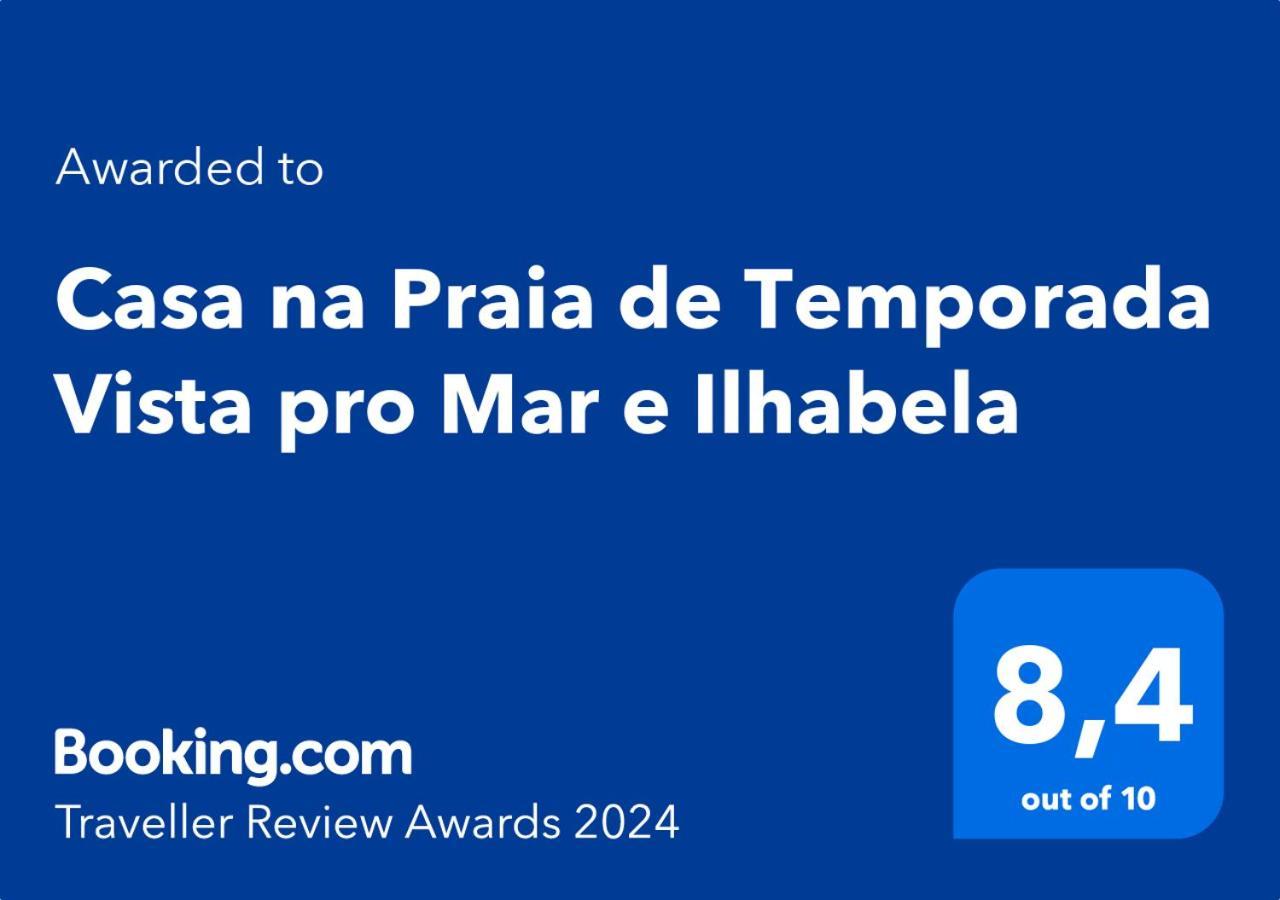 Casa Na Praia Litoral Norte Com Vista Para O Mar Perto Do Centro Sao Sebastiao  Extérieur photo